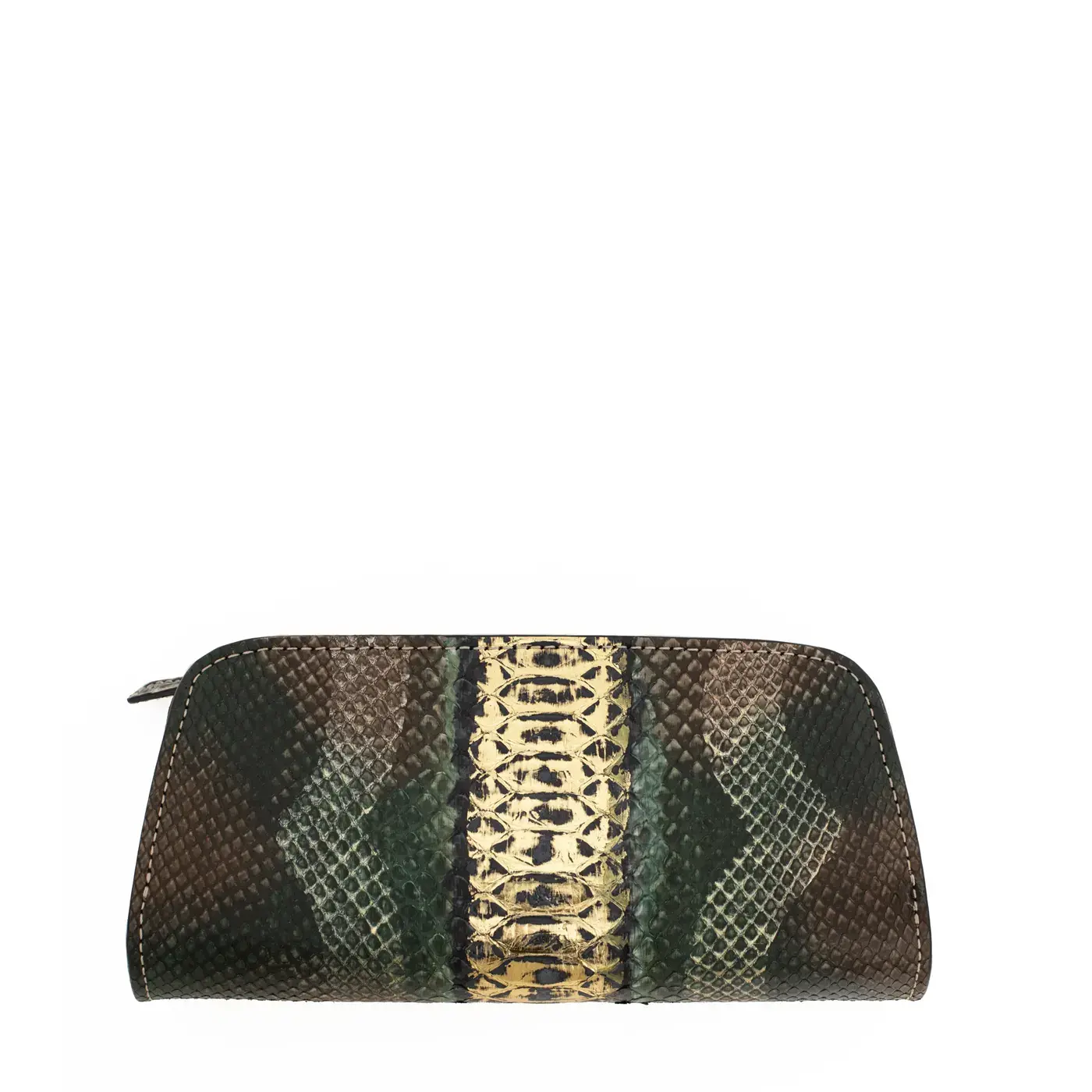 Chic Genuine Python Leather Handbag